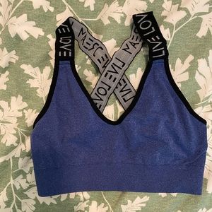 Blue Sports Bra 🔵